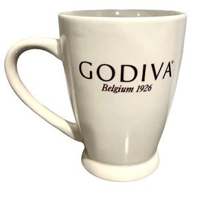 Godiva Chocolates Belgium 1926 White Ceramic Coffee Mug